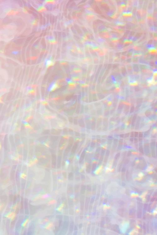 Pink shiny holographic background vector - 2280149