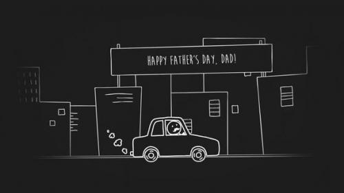 Videohive - Fathers Day Doodle