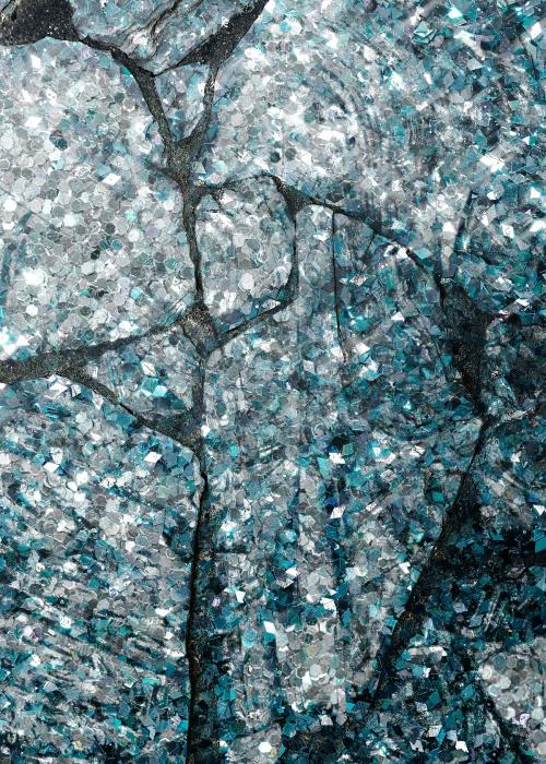 Cracked glitter ground textured background - 2281182