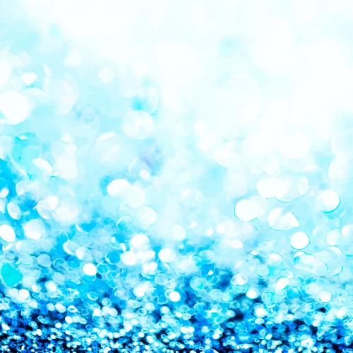 Shiny blue glitter textured social ads vector - 2280397