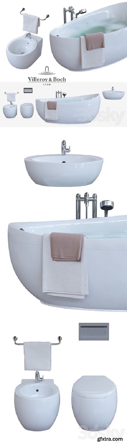 Set of plumbing Villeroy & Boch Aveo