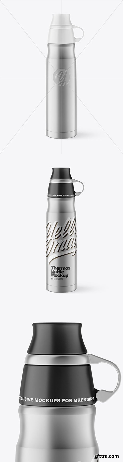 Metallic Thermos Mockup 61610