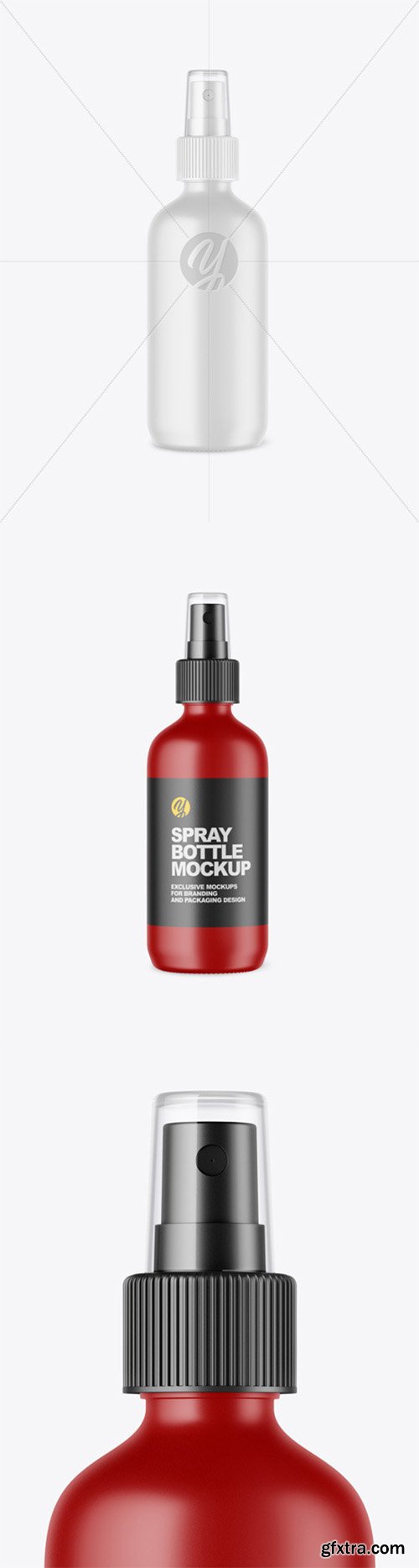 Matte Spray Bottle Mockup 61590