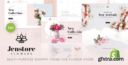 ThemeForest - JenStore v1.0.1 - Multi-Purpose Shopify Theme for Flower Store - 22562103