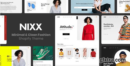 ThemeForest - NIXX v1.0.0 - Minimal & Clean Fashion Shopify Theme - 22818318