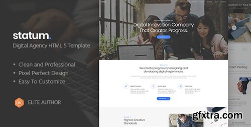 ThemeForest - Statum v1.0 - Business & Agency HTML5 Template - 23385913