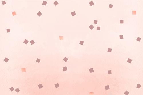 Earth tone dots on pink gold background vector - 845499