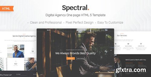 ThemeForest - Spectral v1.0 - Business & Agency One Page HTML5 Template (Update: 27 November 18) - 22810222