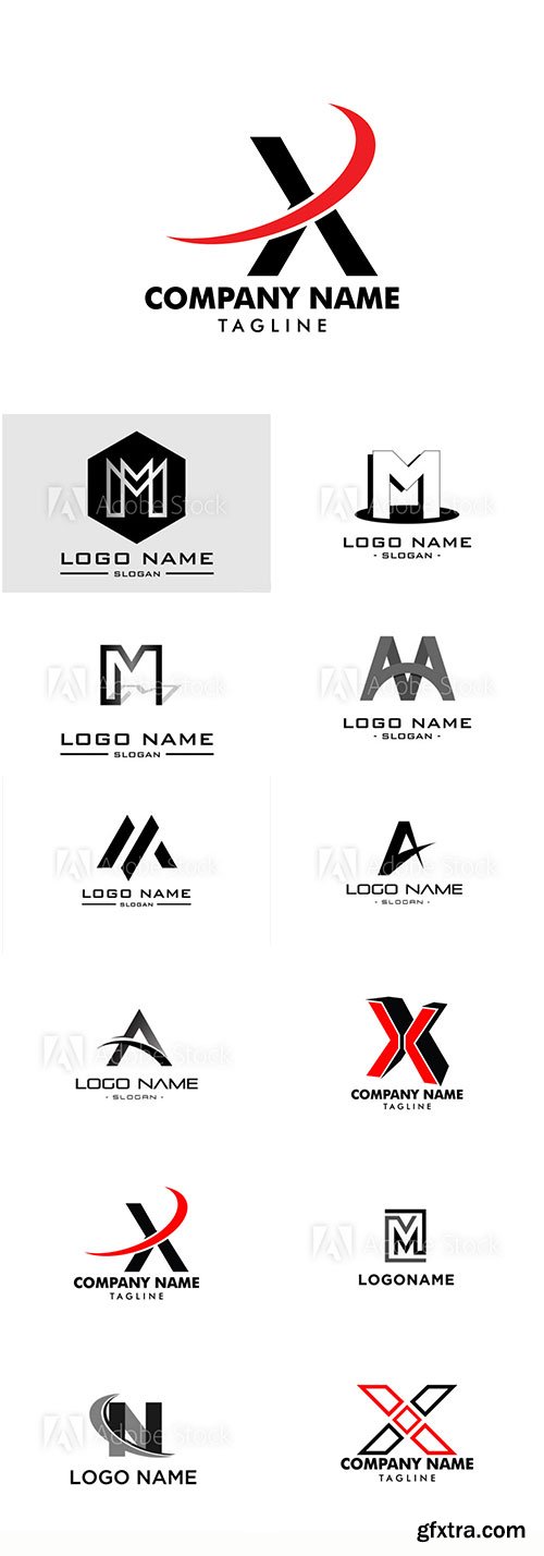 Logo and symbol vector letter