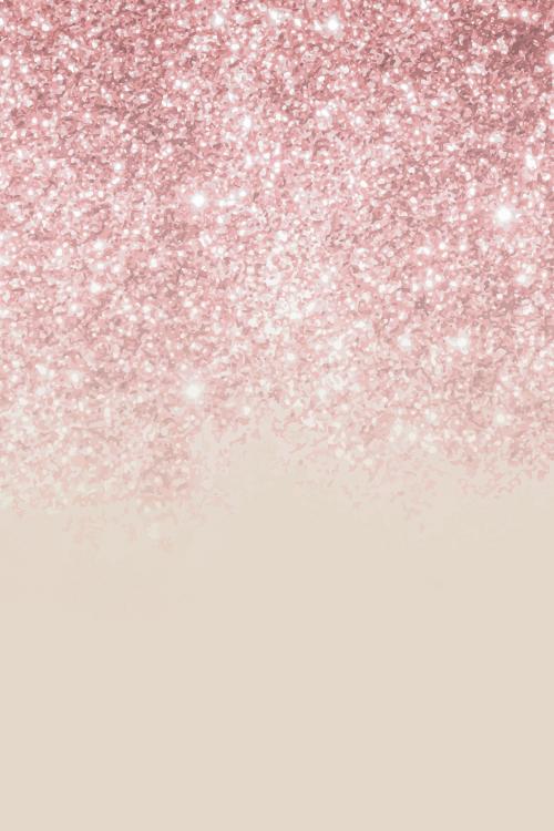 Beige and pink glittery pattern background vector - 938123