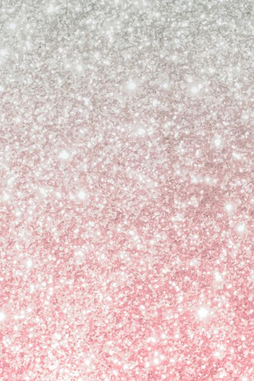 Glitter background, High resolution Pink and silver color vector pattern design - 938124