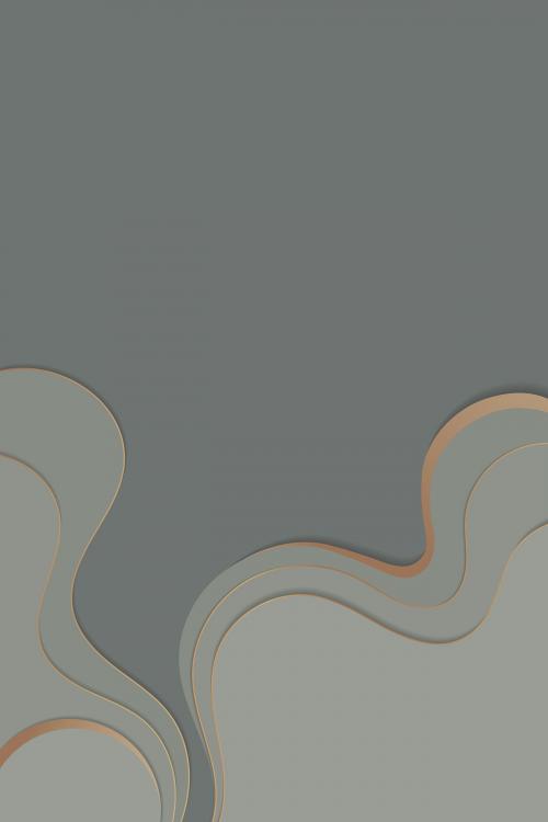 Abstract gray curve background vector - 2050184