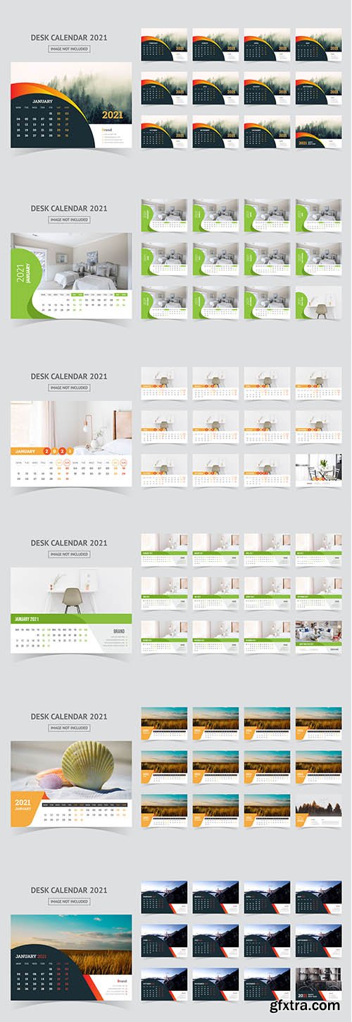 Desk Calendar 2021 Set