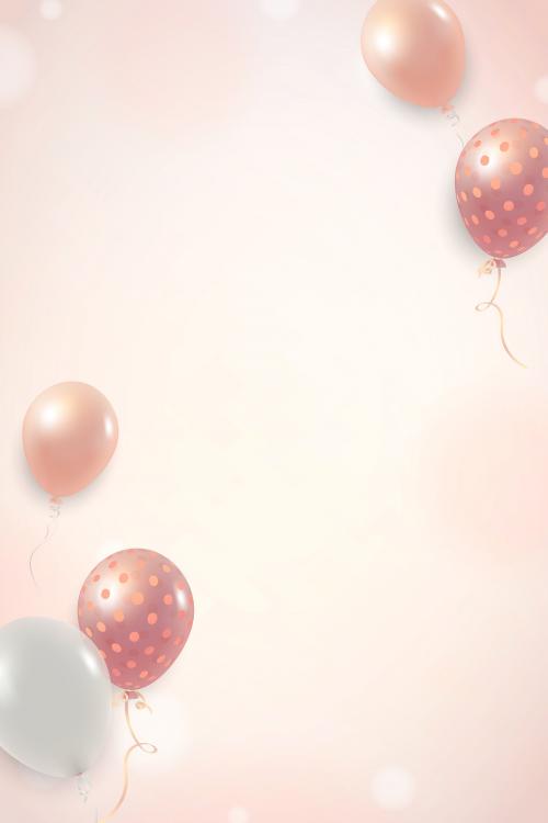 Elegant balloon background vector - 2053626