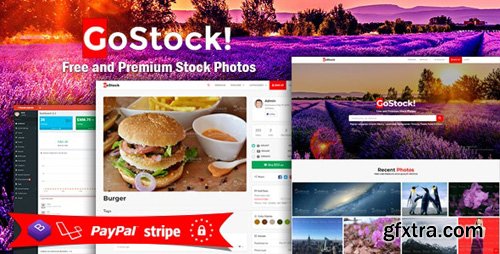 CodeCanyon - GoStock v3.9 - Free and Premium Stock Photos Script - 19407325