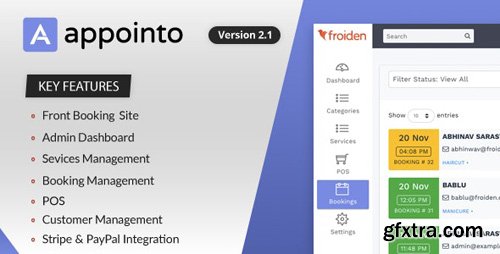 CodeCanyon - Appointo v2.2.3 - Booking Management System - 22989501 - NULLED