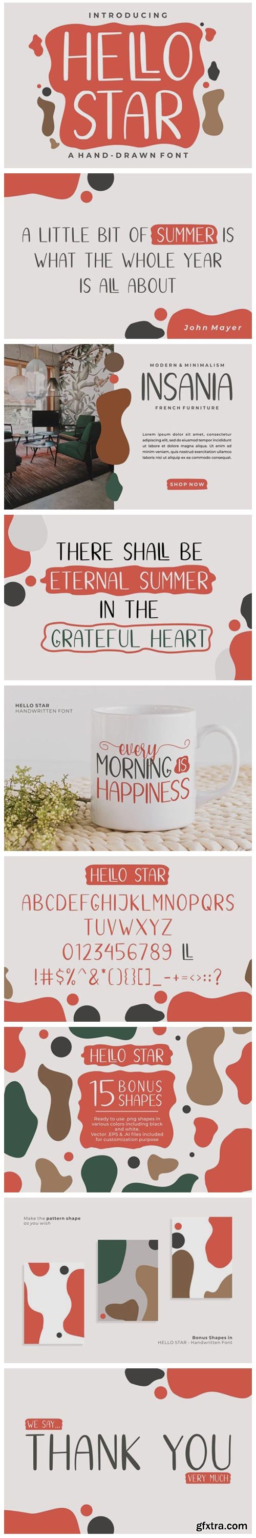 Hello Star Font