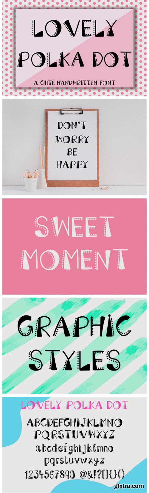 Lovely Polka Dot Font