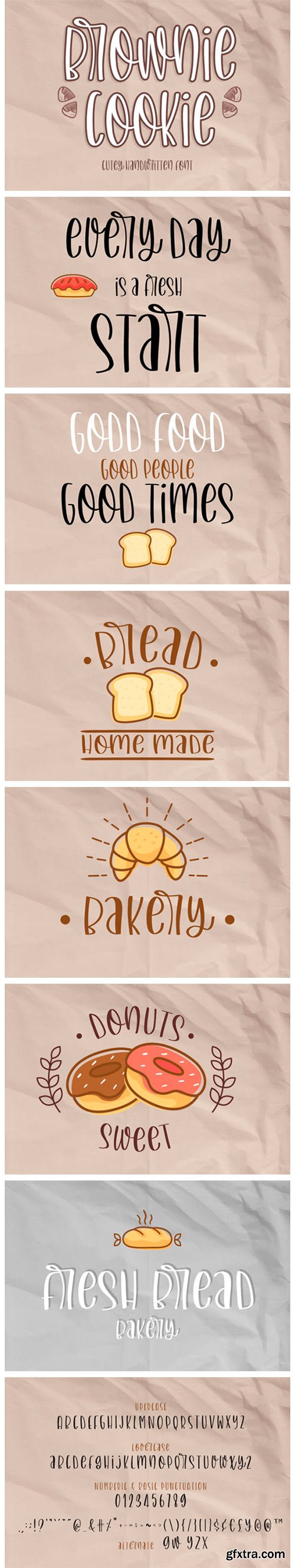 Brownie Cookie Font