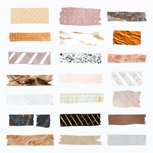 Collection of washi tape vectors - 2100822