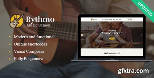 ThemeForest - Rythmo v1.1.0 - Arts & Music School WordPress Theme - 21859999