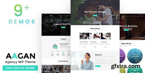 ThemeForest - Aagan v2.2 - Agency, Startup WordPress Theme - 22036400