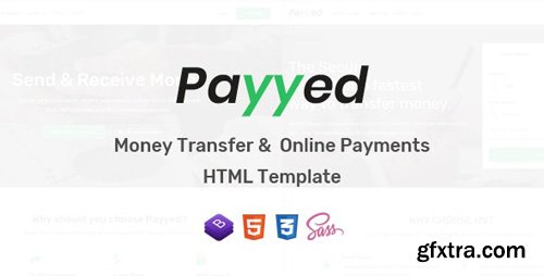 ThemeForest - Payyed v1.1 - Money Transfer and Online Payments HTML Template - 24017808