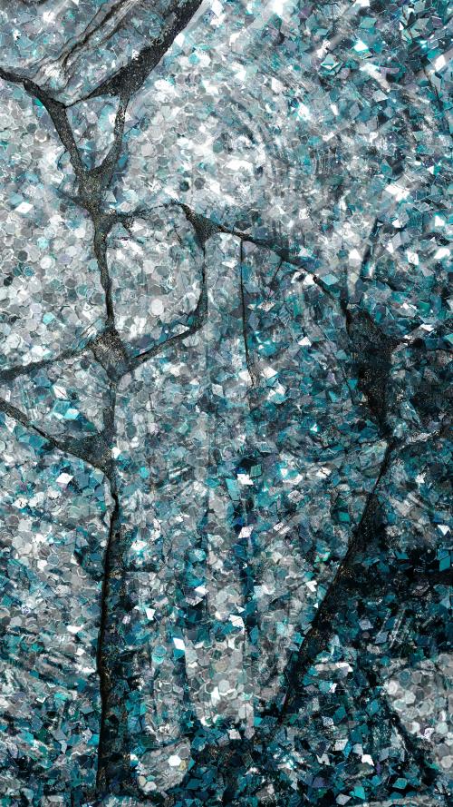 Cracked glitter ground textured mobile wallpaper - 2281005