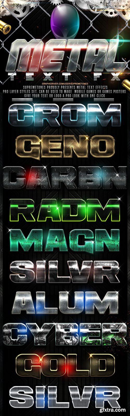 GraphicRiver - Metal Photoshop Text Effects 26266957