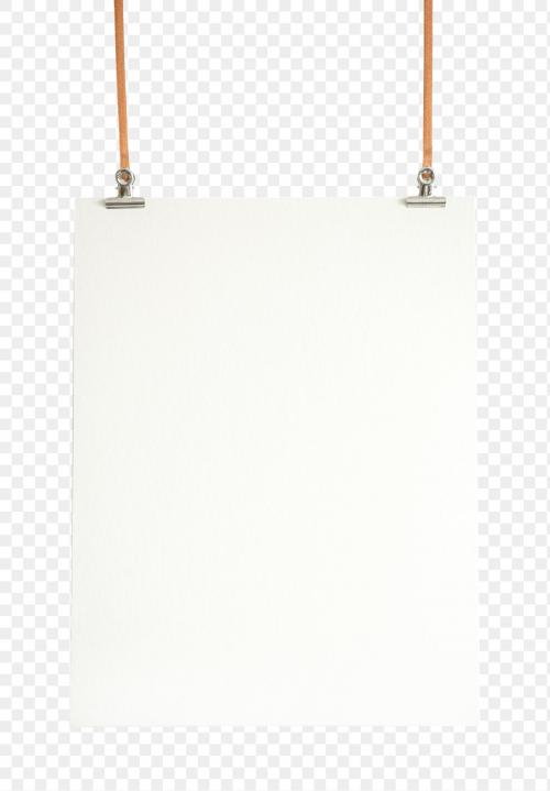 Blank hanging board template transparent png - 2026271