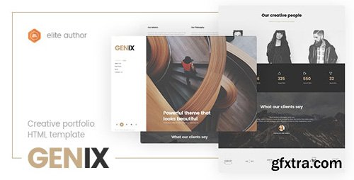 ThemeForest - Genix v1.0 - Creative Portfolio HTML5 Template - 21720167