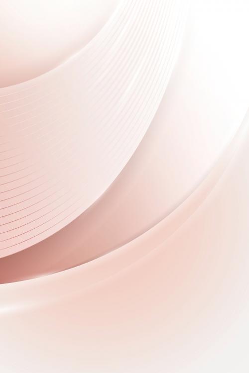 Soft pink abstract curved background vector - 2046506