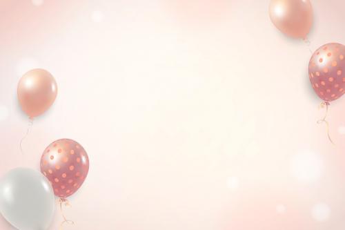 Elegant balloon background vector - 2053629