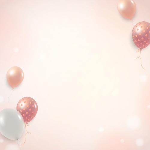 Elegant balloon background vector - 2053633