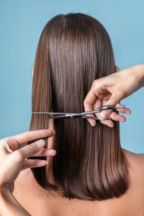 Young woman getting a haircut - 2230363