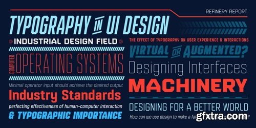 Refinery Font Family