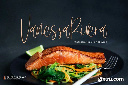 Delycious Script Restaurant Typeface