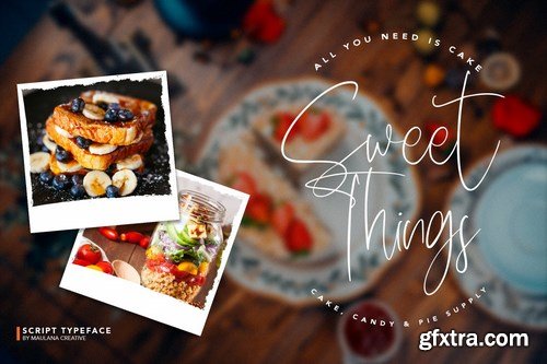 Delycious Script Restaurant Typeface