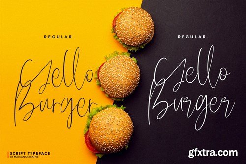 Delycious Script Restaurant Typeface