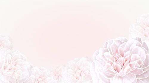 Blooming floral frame wallpaper vector - 2102945