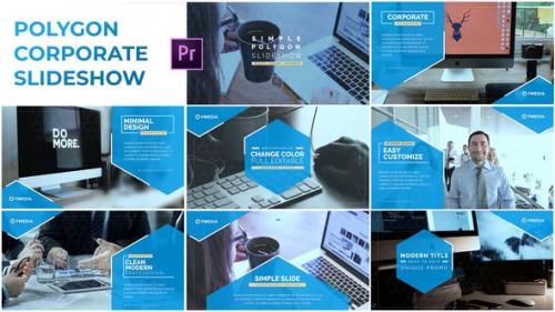 Videohive - Simple Polygon Corporate Slideshow - Premiere Pro