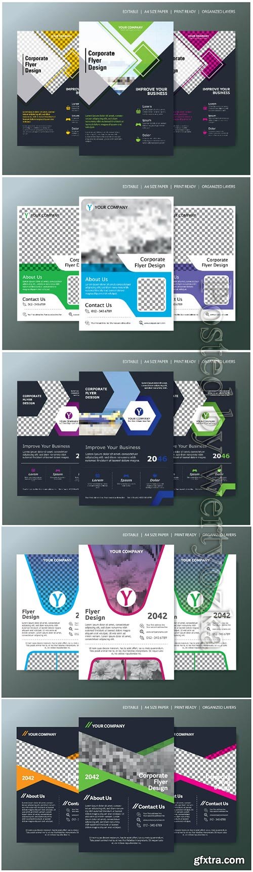 Business abstract vector brochure, annualReport, magazine 