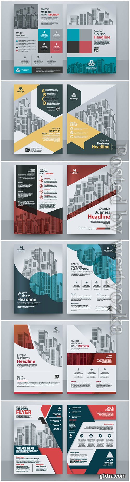 Business abstract vector brochure, annualReport, magazine