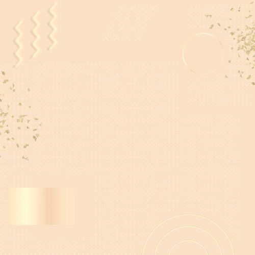 Rose gold Memphis Instagram ad background vector - 2210996