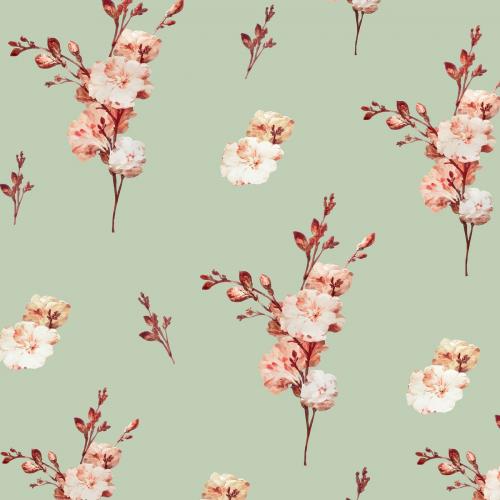Vintage floral background illustration vector - 2252992