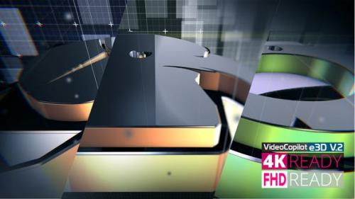 Videohive - Grid Line Logo