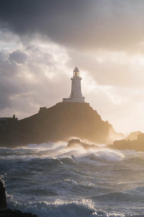 La Corbiere Lighthouse on Isle of Jersey, Scotland - 2042863