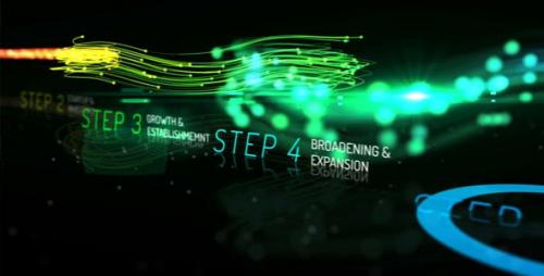 Videohive - Rainbow Corporate Timeline Evolution