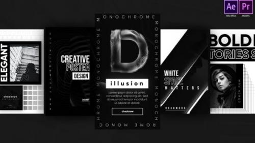 Videohive - Instagram Monochrome Stories