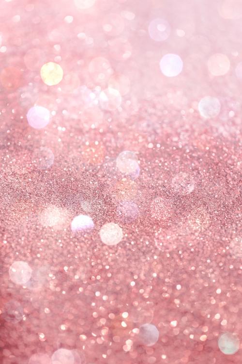 Rose gold glitter bokeh background - 2280823